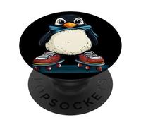 Pinguino Rotoli in Stile per un Momento Divertente PopSockets PopGrip Adesivo