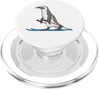 Pinguino Sciatore Sci Sport invernali PopSockets PopGrip per MagSafe