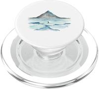 Pinguino solitario che marcia verso la montagna disorientato ma perché PopSockets PopGrip per MagSafe