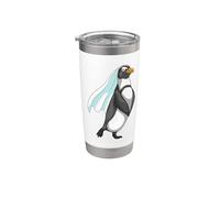 Pinguino Sposa Velo Matrimonio Bicchiere termico in acciaio inox doppia parete