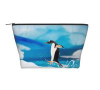 Pinguino stampato, Borsa da toilette Borsa per trucco Borsa per cosmetici Borsa da toilette da viaggio portatile