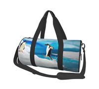 Pinguino stampato, Borsone da viaggio di grande capacità Borsa rotonda Borsa da viaggio sportiva Borsa da viaggio Borsa da fitness