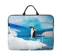 Pinguino stampato, Custodia per laptop da 14 pollici, borsa per notebook, custodia per laptop, valigetta con maniglia