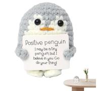 pinguinoo positivo, pinguinoo positivo divertente, pinguinoo supporto emotivo, pinguinoo giocattolo con carta positiva, Patata carina positiva, Regali positivi per la famiglia e gli amici