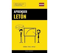 Pinhok Languages Aprender Letón - Rápido / Fácil / Eficaz (Tascabile)