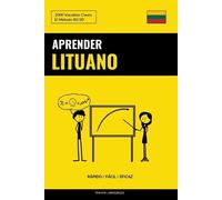 Pinhok Languages Aprender Lituano - Rápido / Fácil / Eficaz (Tascabile)