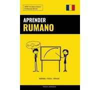 Pinhok Languages Aprender Rumano - Rápido / Fácil / Eficaz (Tascabile)