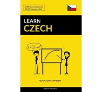 Pinhok Languages Learn Czech - Quick / Easy / Efficient (Tascabile)