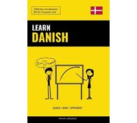 Pinhok Languages Learn Danish - Quick / Easy / Efficient (Tascabile)
