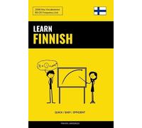 Pinhok Languages Learn Finnish - Quick / Easy / Efficient (Tascabile)