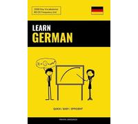 Pinhok Languages Learn German - Quick / Efficient / Simple (Tascabile)