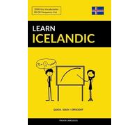Pinhok Languages Learn Icelandic - Quick / Easy / Efficient (Tascabile)