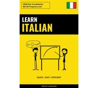 Pinhok Languages Learn Italian - Quick / Easy / Efficient (Tascabile)