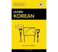Pinhok Languages Learn Korean - Quick / Easy / Efficient (Tascabile)