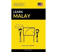 Pinhok Languages Learn Malay - Quick / Easy / Efficient (Tascabile)