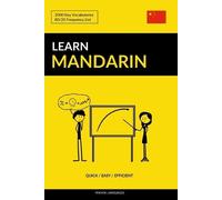Pinhok Languages Learn Mandarin - Quick / Easy / Efficient (Tascabile)