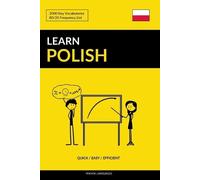 Pinhok Languages Learn Polish - Quick / Easy / Efficient (Tascabile)