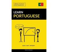 Pinhok Languages Learn Portuguese - Quick / Easy / Efficient (Tascabile)