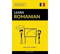 Pinhok Languages Learn Romanian - Quick / Easy / Efficient (Tascabile)