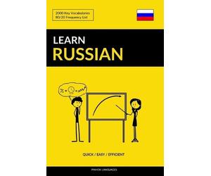Pinhok Languages Learn Russian - Quick / Easy / Efficient (Tascabile)