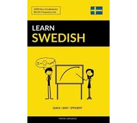 Pinhok Languages Learn Swedish - Quick / Easy / Efficient (Tascabile)
