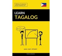 Pinhok Languages Learn Tagalog - Quick / Easy / Efficient (Tascabile)
