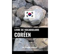 Pinhok Languages Livre de vocabulaire coréen (Tascabile)