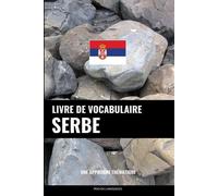 Pinhok Languages Livre de vocabulaire serbe (Tascabile)