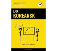 Pinhok Languages Lær Koreansk - Hurtig / Lett / Effektivt (Tascabile)
