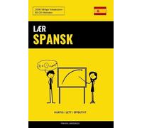 Pinhok Languages Lær Spansk - Hurtig / Lett / Effektivt (Tascabile)