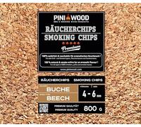 PINI 800 g di trucioli per affumicatura in faggio, 4-6 mm