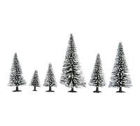 Pini innevati 5 - 14 cm (25 pz) H0-TT NH26828 - noch modellismo