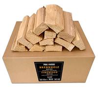 PINI Legno per barbecue senza corteccia, di faggio, 20 kg, 30-33 cm, per forno per pizza, barbecue e camino, braciere