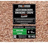 PINI Trucioli per affumicatura di quercia, 15 kg, 4 - 6 mm