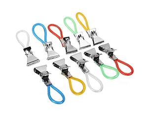 Pinicecore 10pcs Tovagliolo Clip Canovaccio Appendini Bagagli Supporto del Gancio per Telo Clothes Cucina Bagno Armadi Colore Casuale