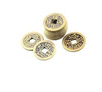 Pinicecore Monete Antiche Fortune Moneta della Moneta Fortuna Fortune Wealth Feng Shui Cinese Fortunato Ching Antica Serie per La Ricchezza E Il Successo Fortunato Cinese Monete Home Decor