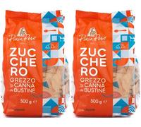 Pinin Pero - Bustine di Zucchero di Canna (500 grammi, 2 Confezioni) | Qualità Demerara | Family Kit