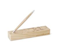 Pininfarina "Cambiano" | Penna in alluminio e legno di noce con punta ethergrafo, confezione regalo