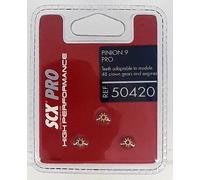 pinione 9 denti SCX PRO per auto slot