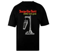 Pinitotee Amigo The Devil Another Mans Maglietta Oversize Unisex Nera Baggy Tee