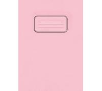 Pink A4 School Exercise Notebook: 80 Pages Lined With Margin: Notebook For Lessons & Lectures