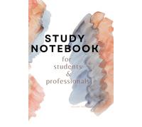 pink and cute notebook for smart student and organized learning and effective note-taking: perfect for students and professionals, boost focus, productivity, durable, lightweight, and stylish design