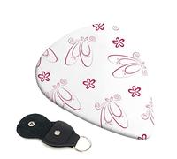 Pink Ballet Shoes - Plettro per chitarra elettrica, plettri per chitarra acustica, chitarra elettrica, basso, accessori per chitarra, confezione da 6 pezzi da 0,96 mm