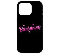 Pink Barbarian Funny RPG Gamer Ragazze Donne Bambini Custodia per iPhone 16 Pro