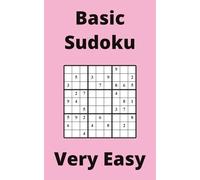 Pink Basic Sudoku Book, 9x9 Puzzles, 150 Pages, 5x8, Very Easy
