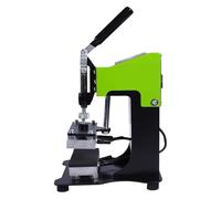 Pink Beryl Macchina Manuale per la pressatura a Caldo, Macchina da 600W per la pressatura a Caldo, stampatrice Portatile a Caldo con 6 x 12cm di Piastre a Doppio Calore e LCD