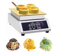 Pink Beryl Macchina per Souffle, Macchina Giapponese per Panini e Souffle, Macchina per Dorayaki in Rame, Frittateria Elettrica Commerciale, Macchina per Souffle, 60 a 240°C