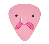 Pink Blo-b Fish Bl-obfish Confezione da 12 plettri per chitarra, include calibri sottili, medi e pesanti 3 misure per plettri elettrici per chitarra acustica