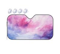 Pink Blue Purple Liquid Texture Auto Parasole per Parabrezza Universale Parabrezza Copri Sole Portabile Auto Parasoles per Furgoni SUV Camion 70x130cm