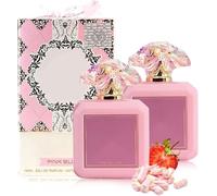 Pink Blush Perfume, Sweet Strawberry Perfume, Marshmallow Blush Perfume, Eau De Parfum, Fragrance a lunga durata, tonalità calda e morbida (2 pezzi)